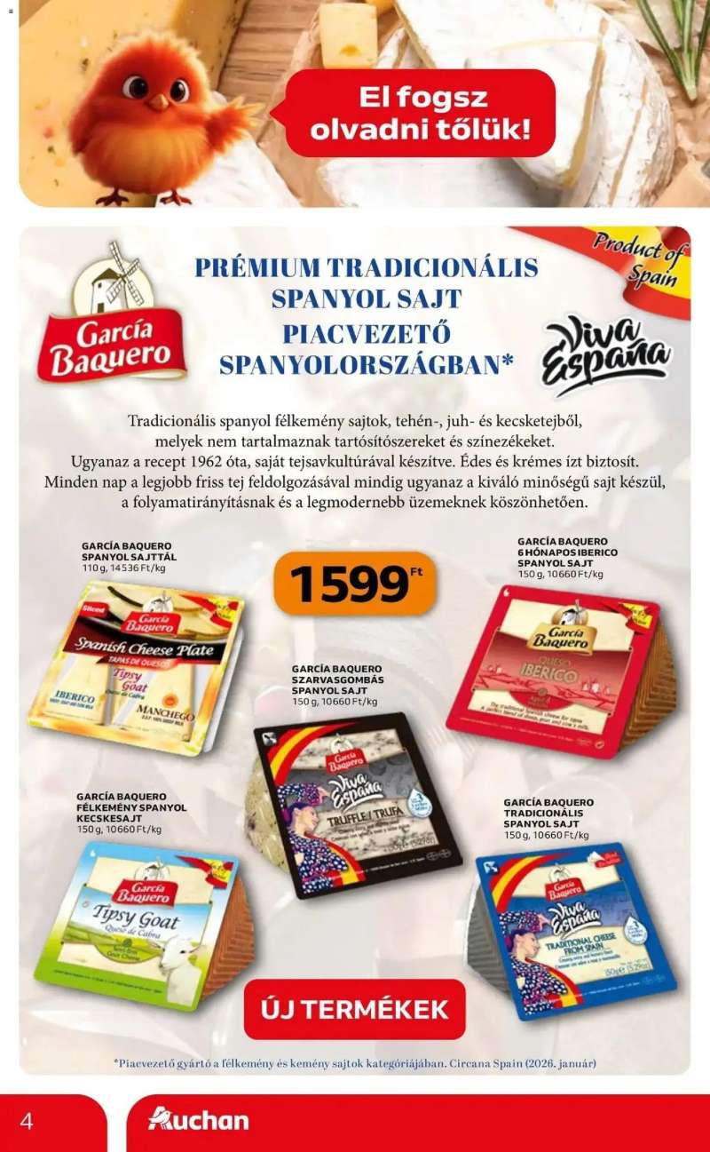 Auchan Auchan akciós újság Fót 4 oldal