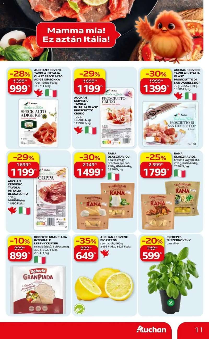 Auchan Auchan újság érvényessége 2026.05.20-ig 11 oldal