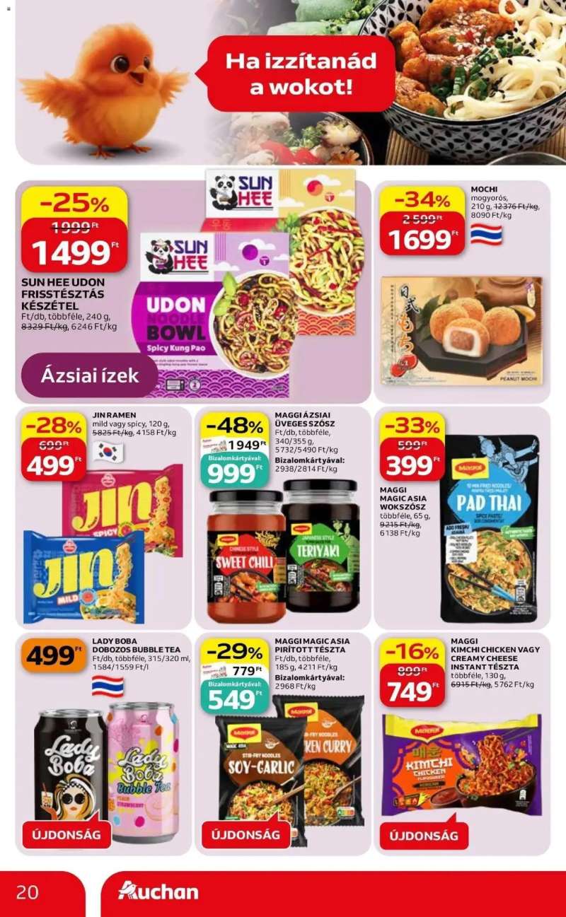 Auchan Auchan újság érvényessége 2026.05.20-ig 20 oldal