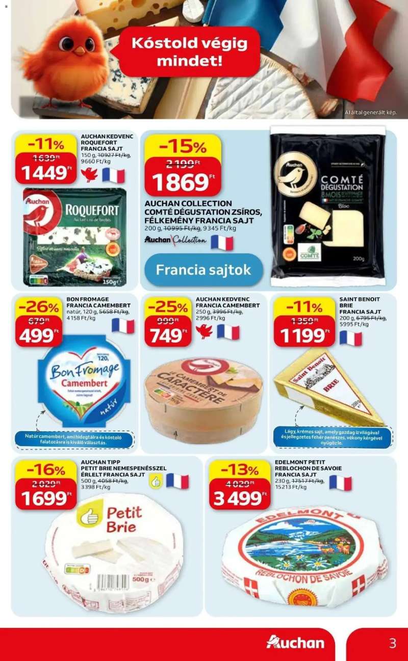 Auchan Auchan újság érvényessége 2026.05.20-ig 3 oldal