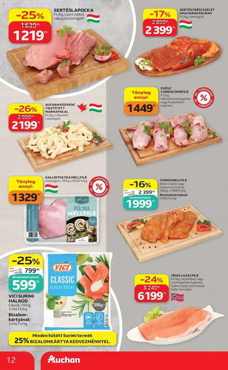 Auchan Auchan újság érvényessége 2026.05.20-ig 12 oldal