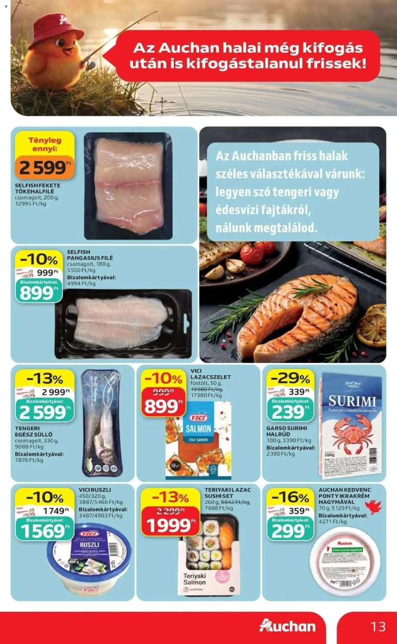 Auchan Auchan újság érvényessége 2026.05.20-ig 13 oldal