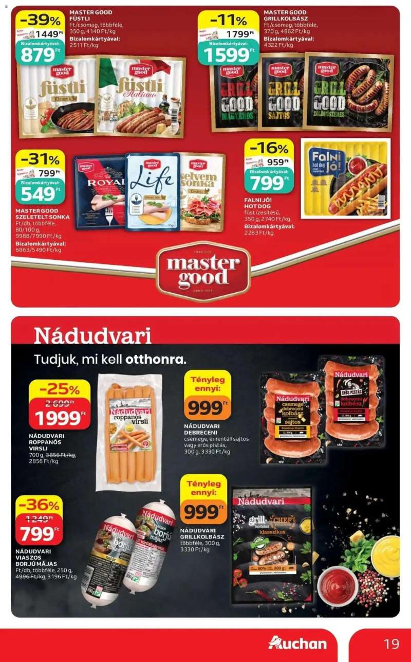 Auchan Auchan újság érvényessége 2026.05.20-ig 19 oldal