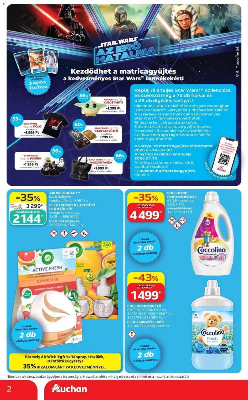 Auchan Auchan újság érvényessége 2026.05.20-ig 2 oldal