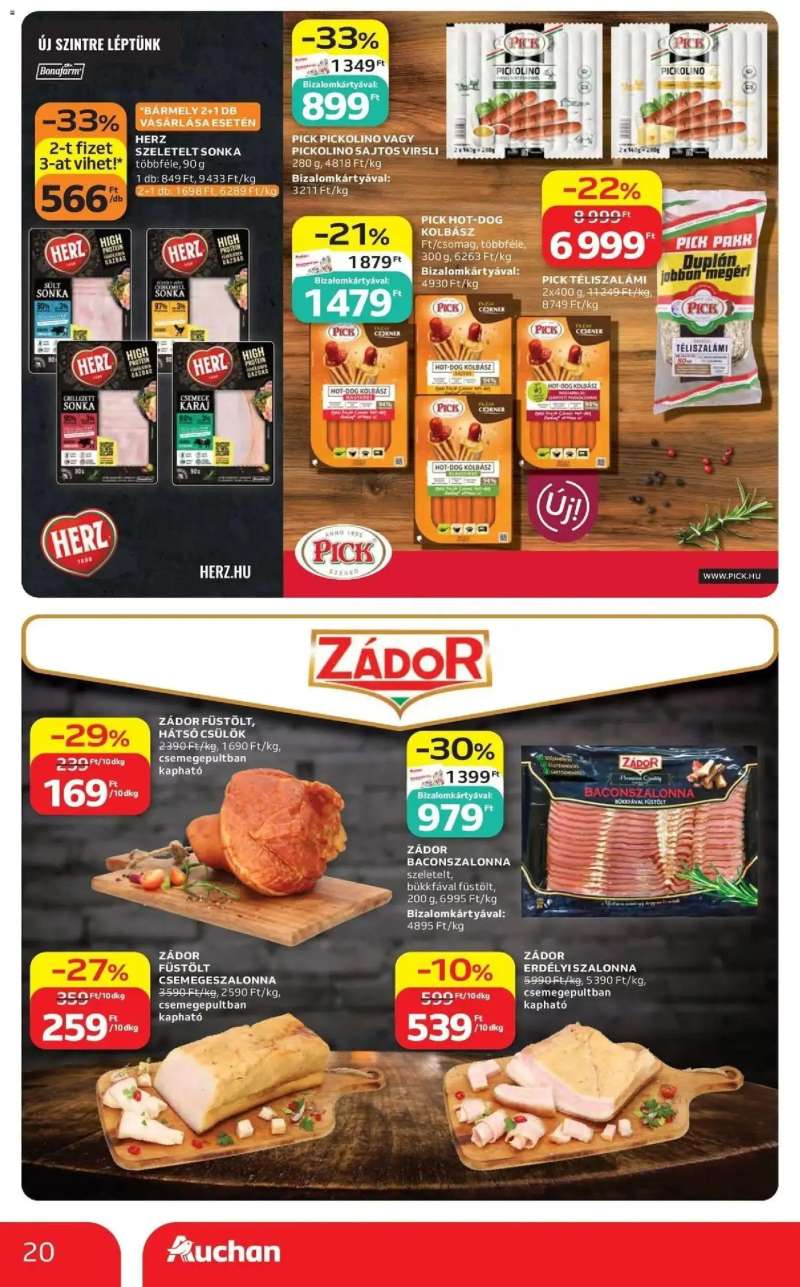 Auchan Auchan újság érvényessége 2026.05.20-ig 20 oldal