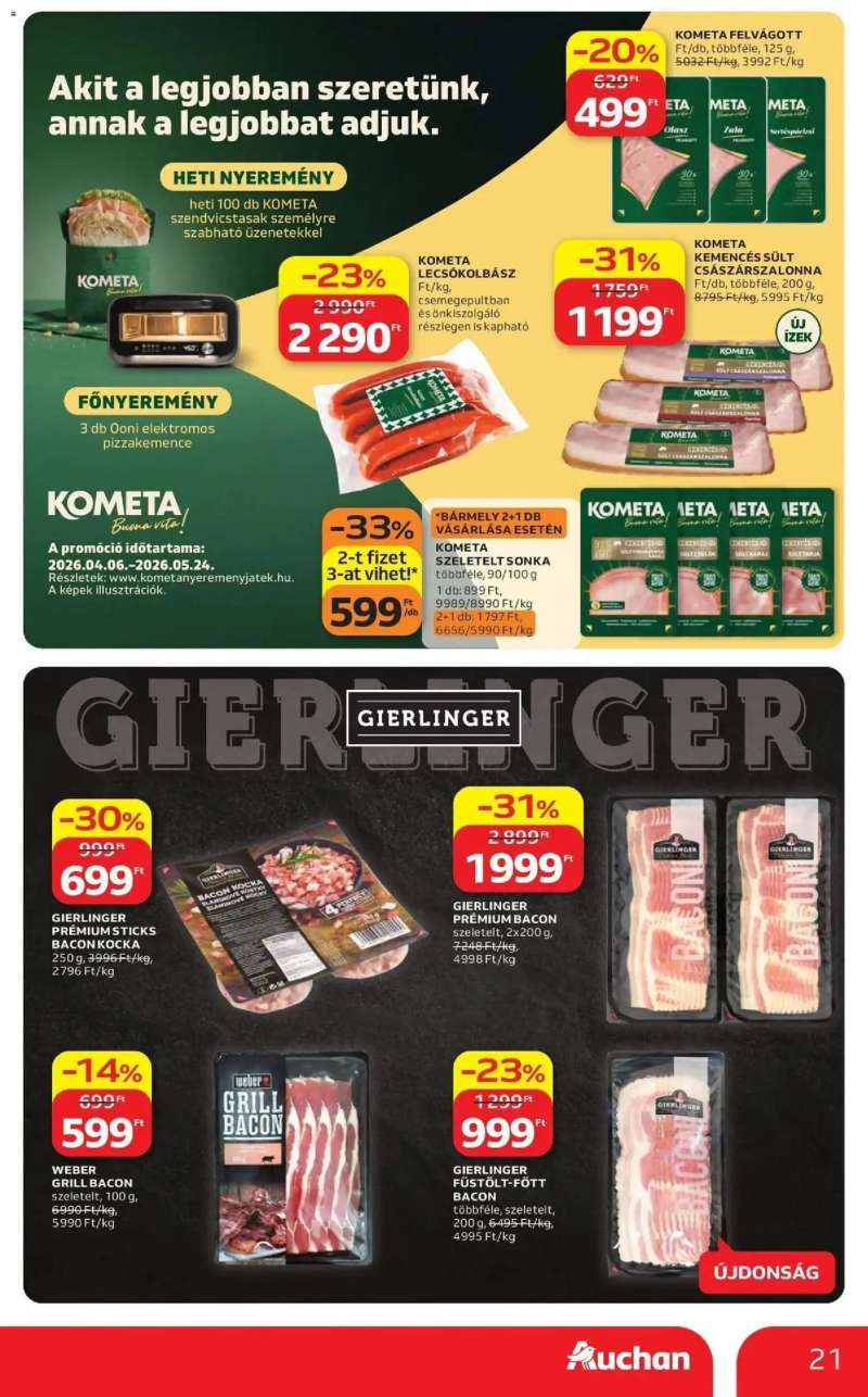 Auchan Auchan újság érvényessége 2026.05.20-ig 21 oldal