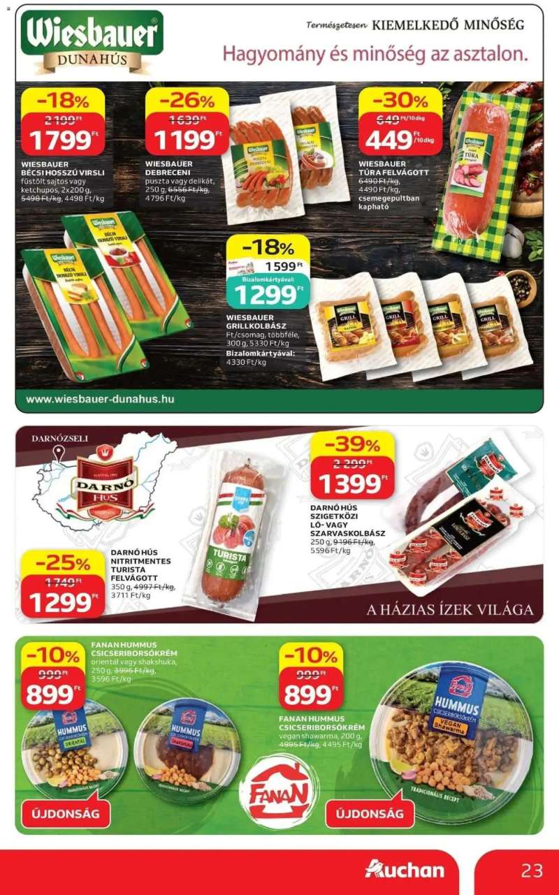 Auchan Auchan újság érvényessége 2026.05.20-ig 23 oldal