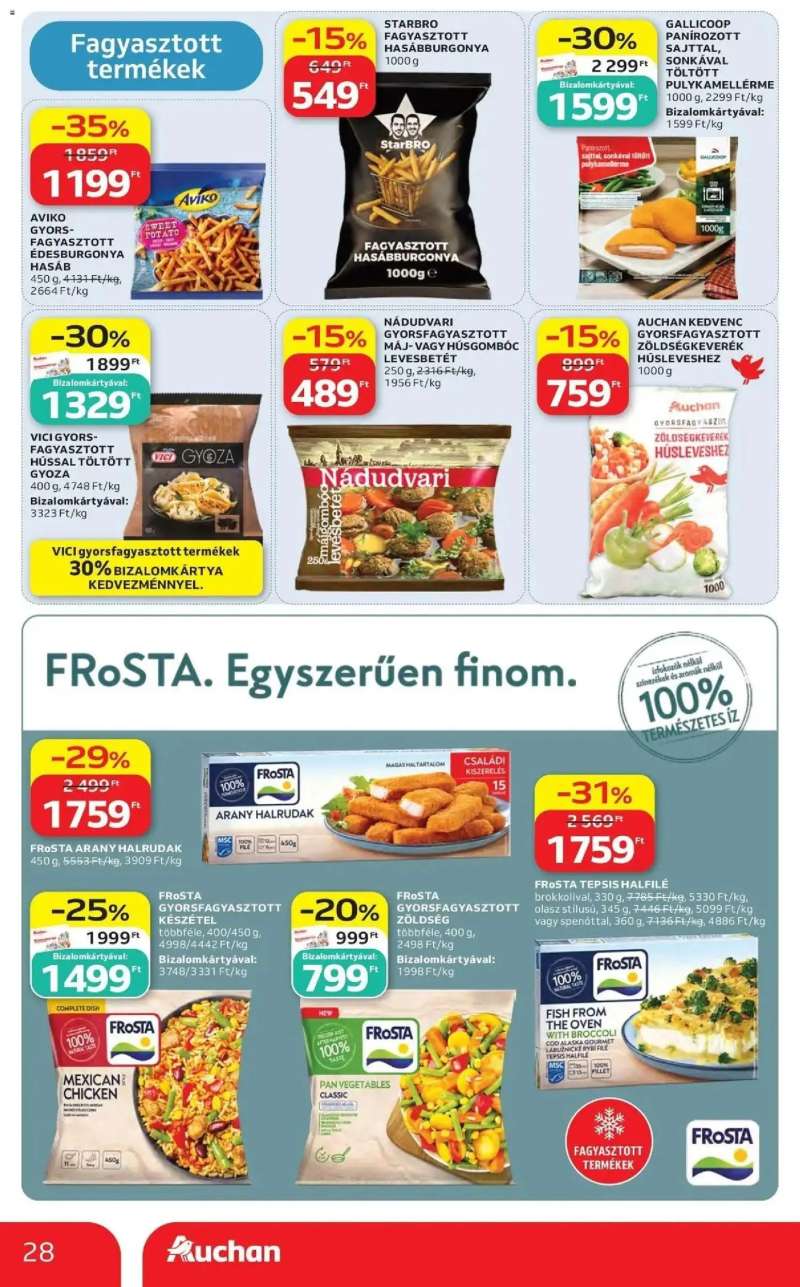 Auchan Auchan újság érvényessége 2026.05.20-ig 28 oldal