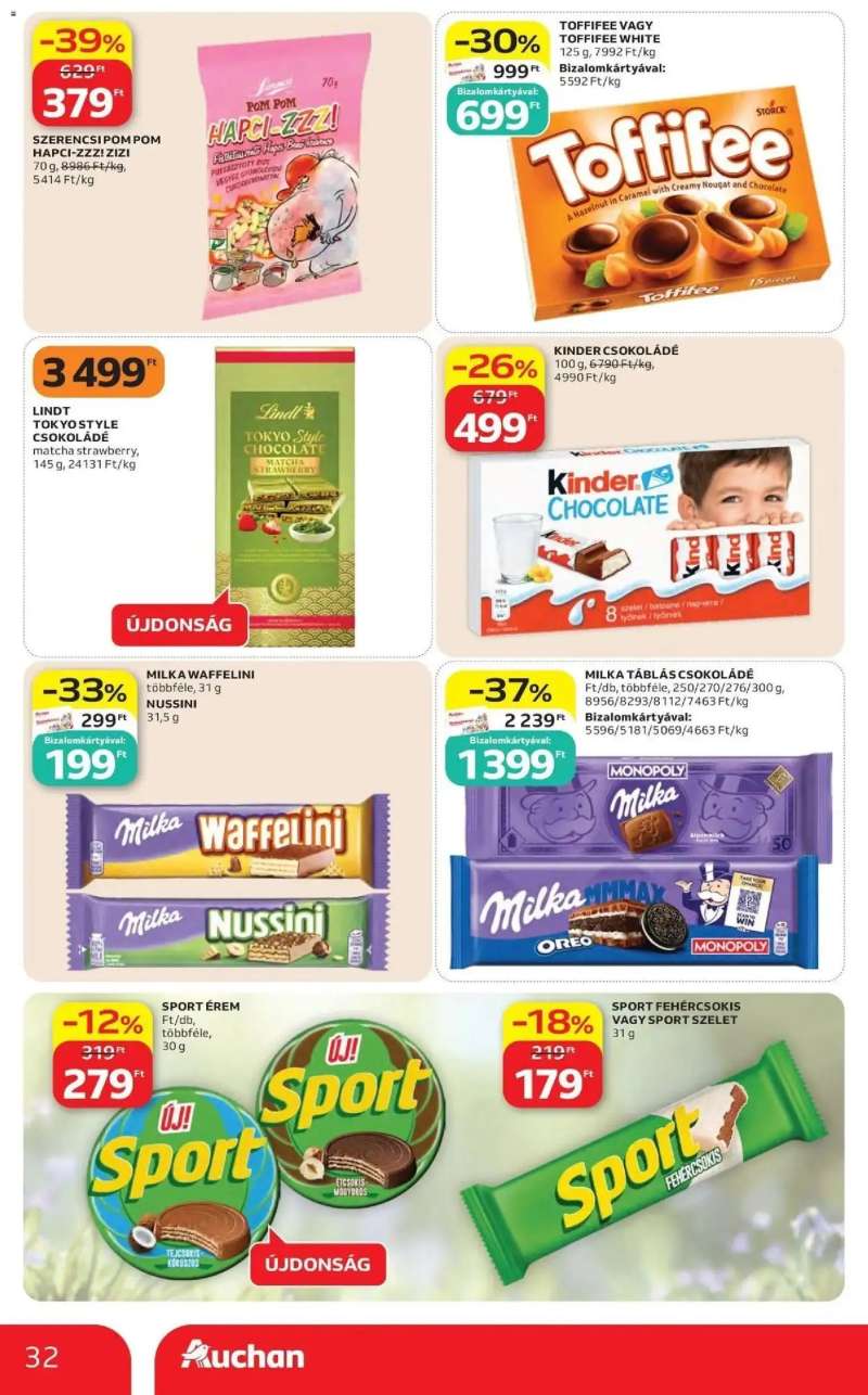 Auchan Auchan újság érvényessége 2026.05.20-ig 32 oldal