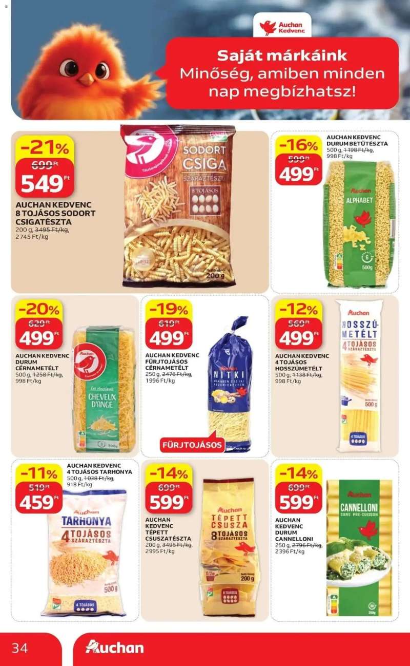 Auchan Auchan újság érvényessége 2026.05.20-ig 34 oldal