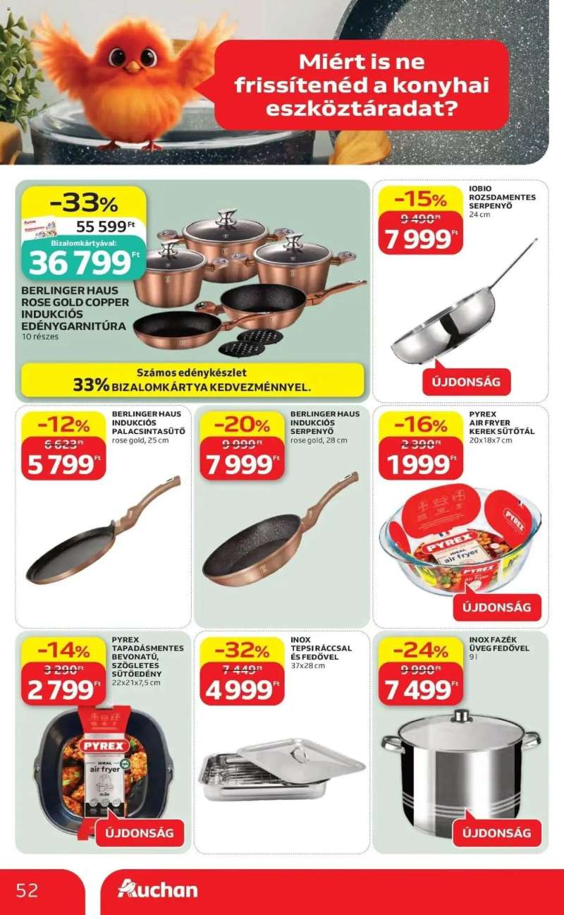 Auchan Auchan újság érvényessége 2026.05.20-ig 52 oldal
