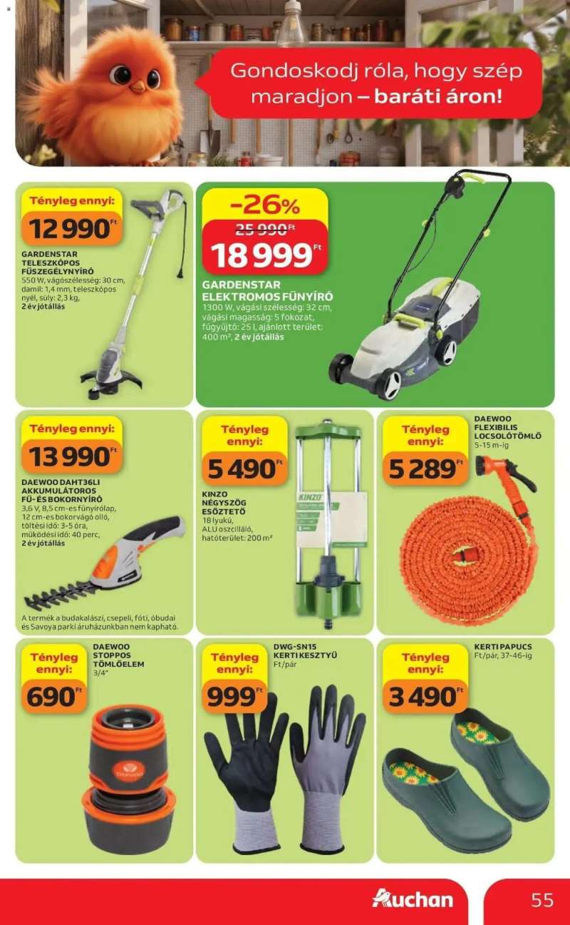 Auchan Auchan újság érvényessége 2026.05.20-ig 55 oldal