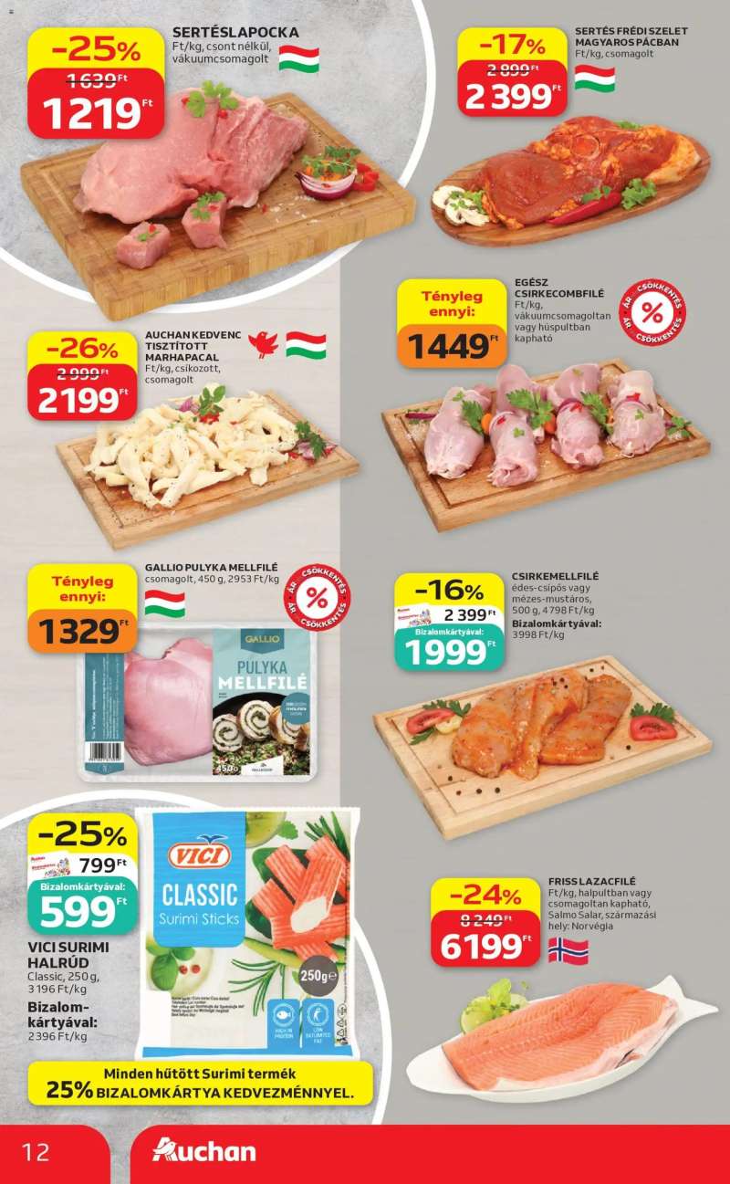 Auchan Auchan akciós újság 12 oldal