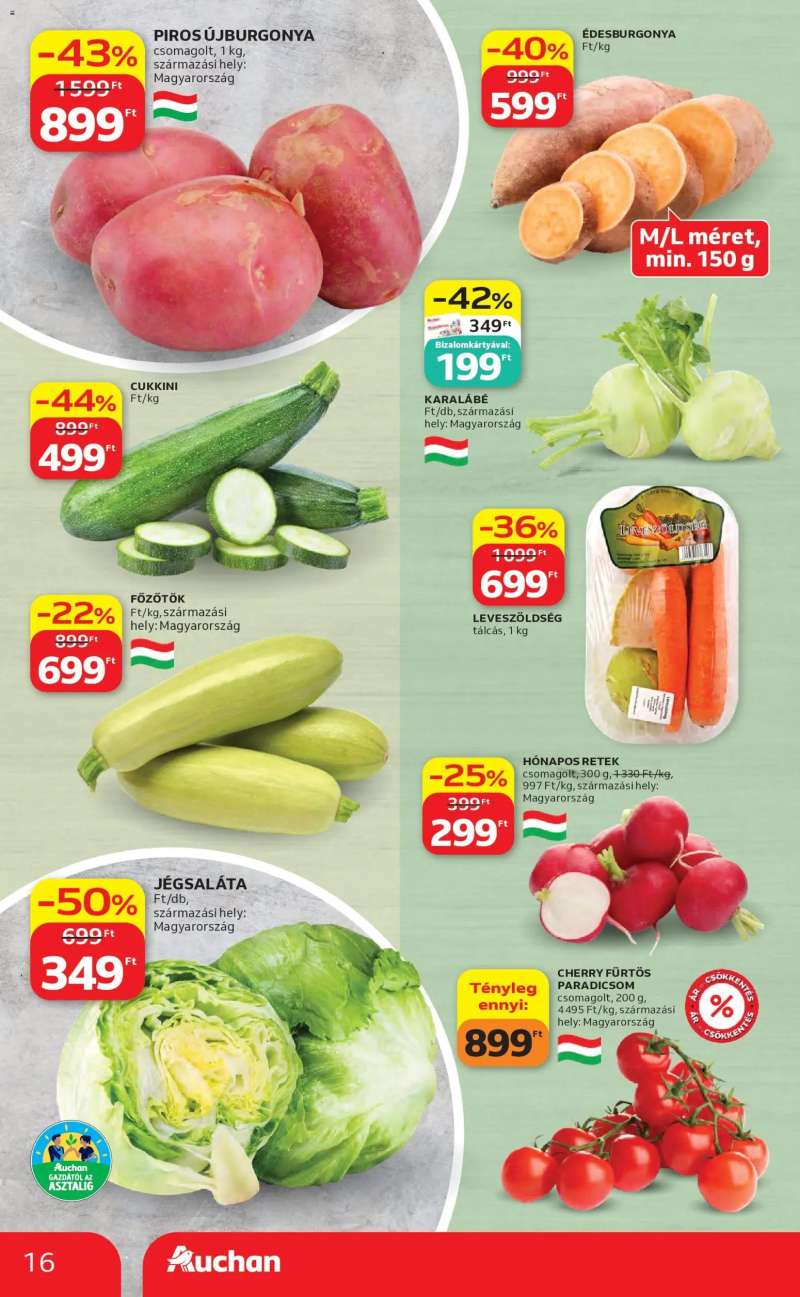 Auchan Auchan akciós újság 16 oldal