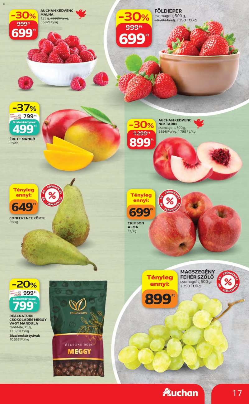 Auchan Auchan akciós újság 17 oldal