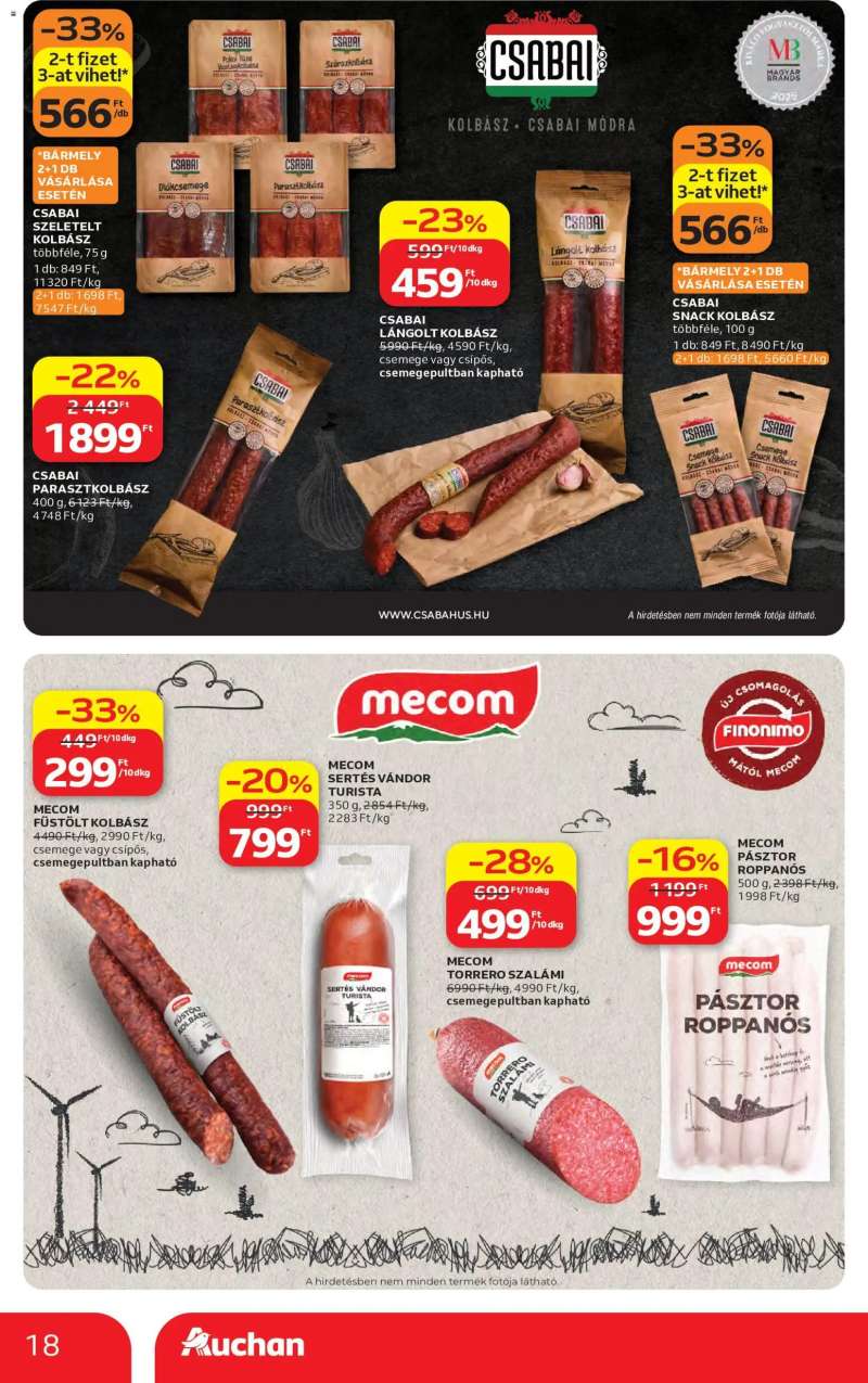 Auchan Auchan akciós újság 18 oldal
