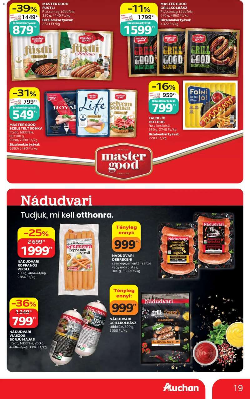 Auchan Auchan akciós újság 19 oldal