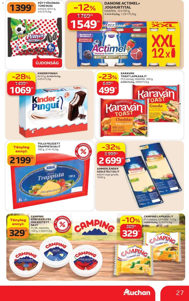 Auchan Auchan akciós újság 27 oldal