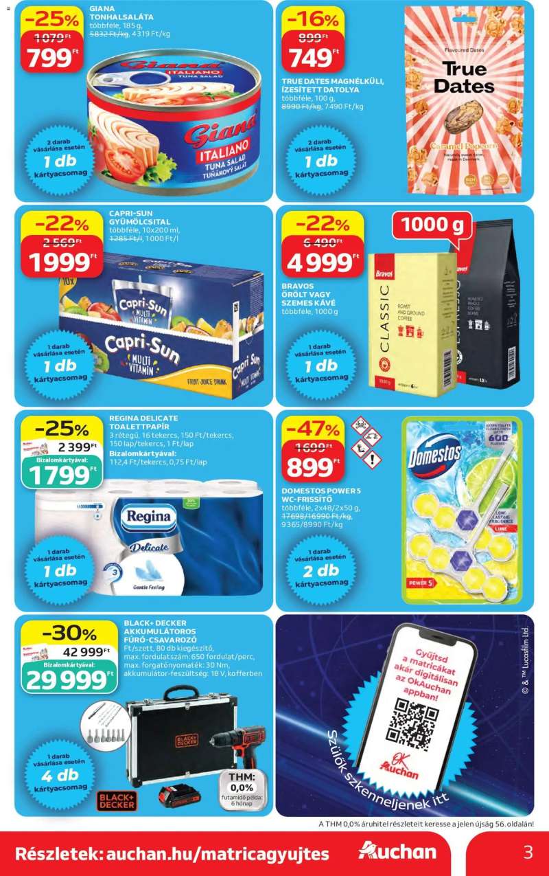 Auchan Auchan akciós újság 3 oldal
