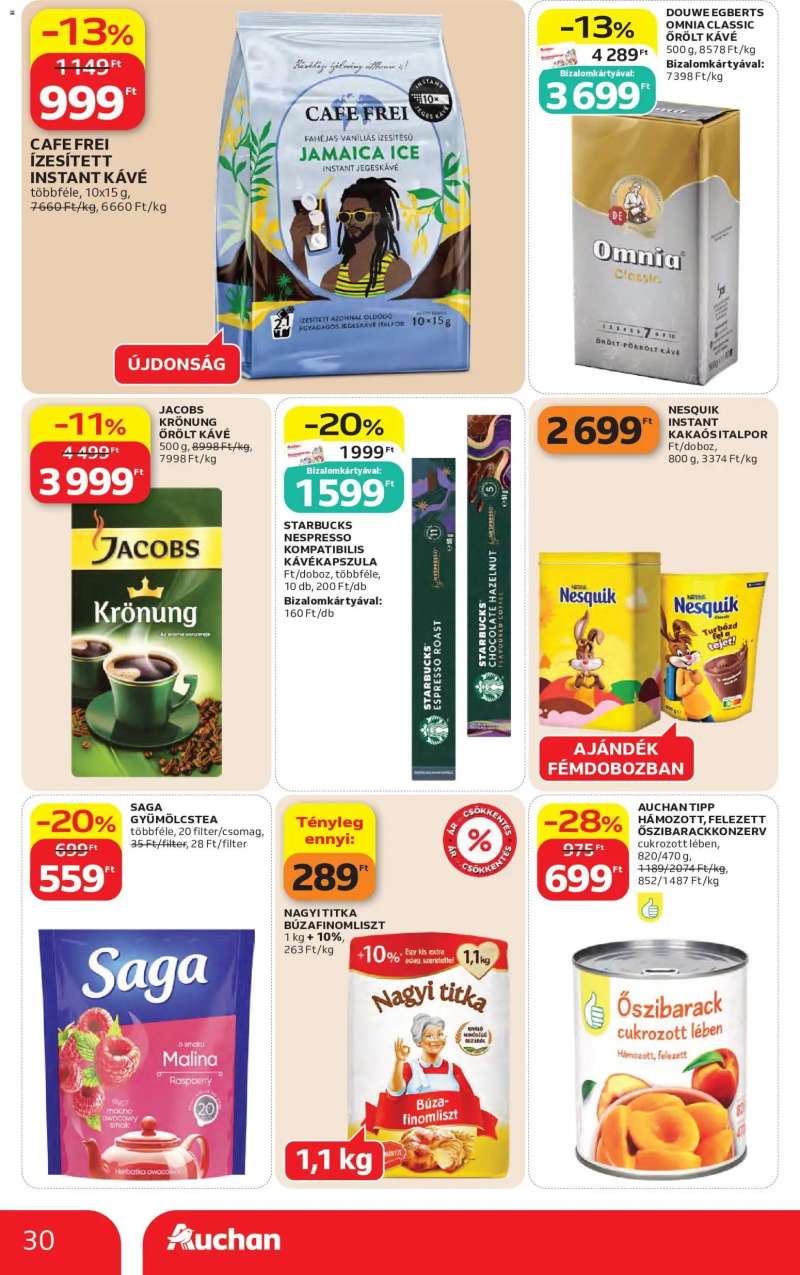 Auchan Auchan akciós újság 30 oldal