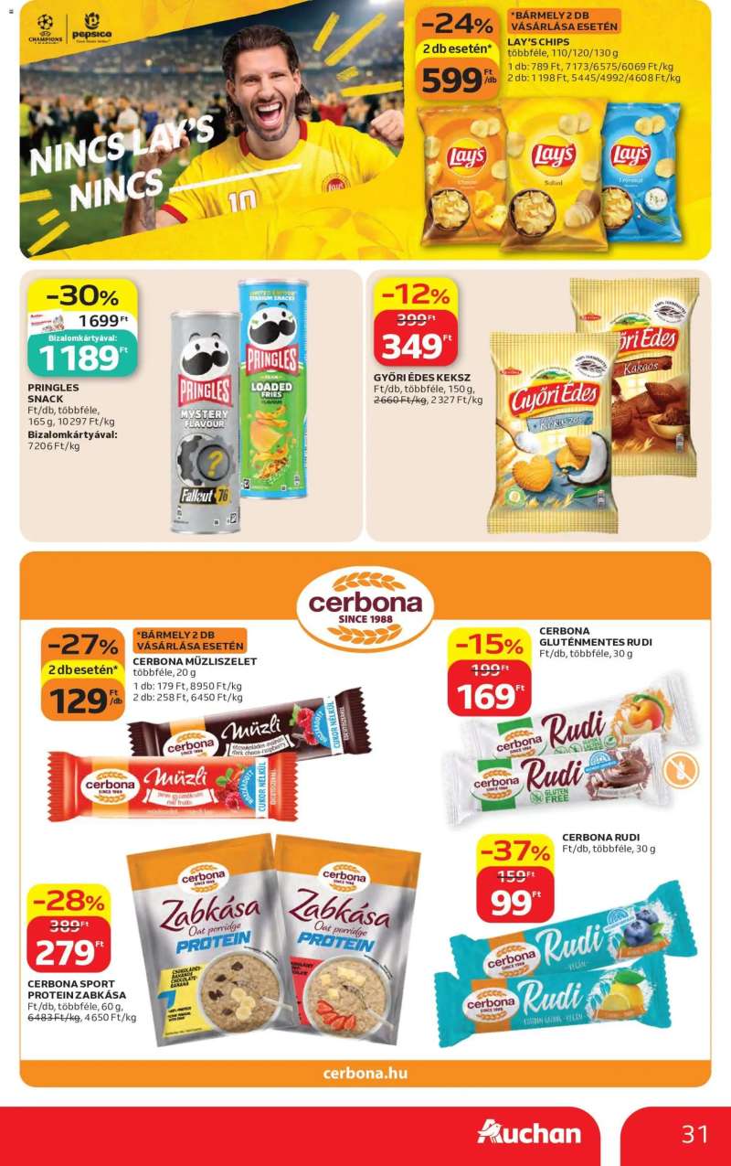Auchan Auchan akciós újság 31 oldal
