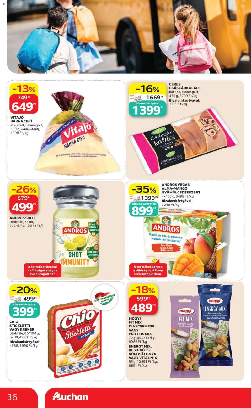 Auchan Auchan akciós újság 36 oldal