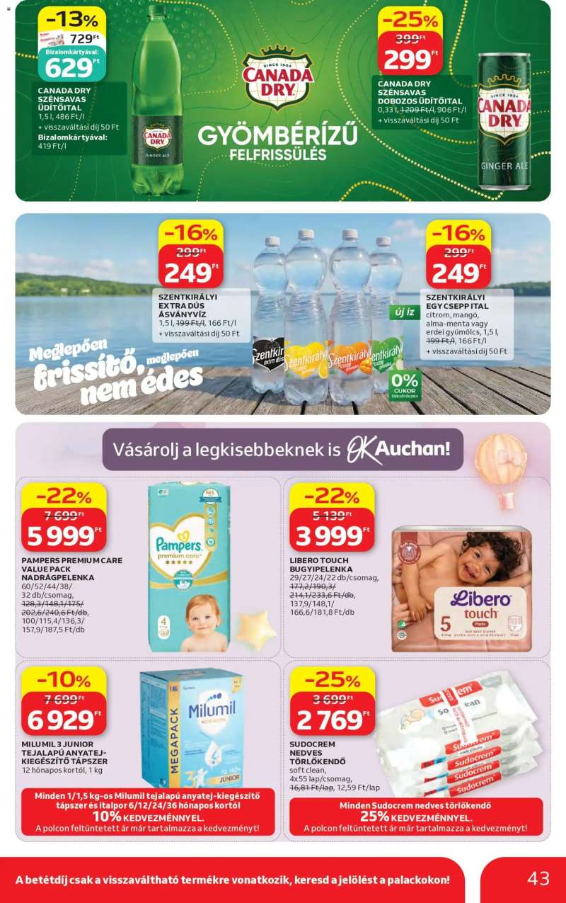 Auchan Auchan akciós újság 43 oldal