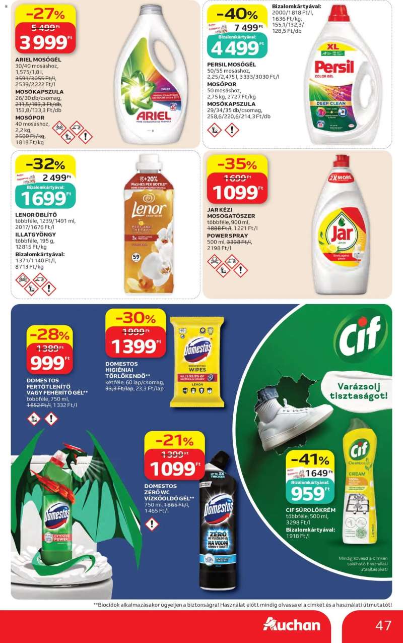 Auchan Auchan akciós újság 47 oldal