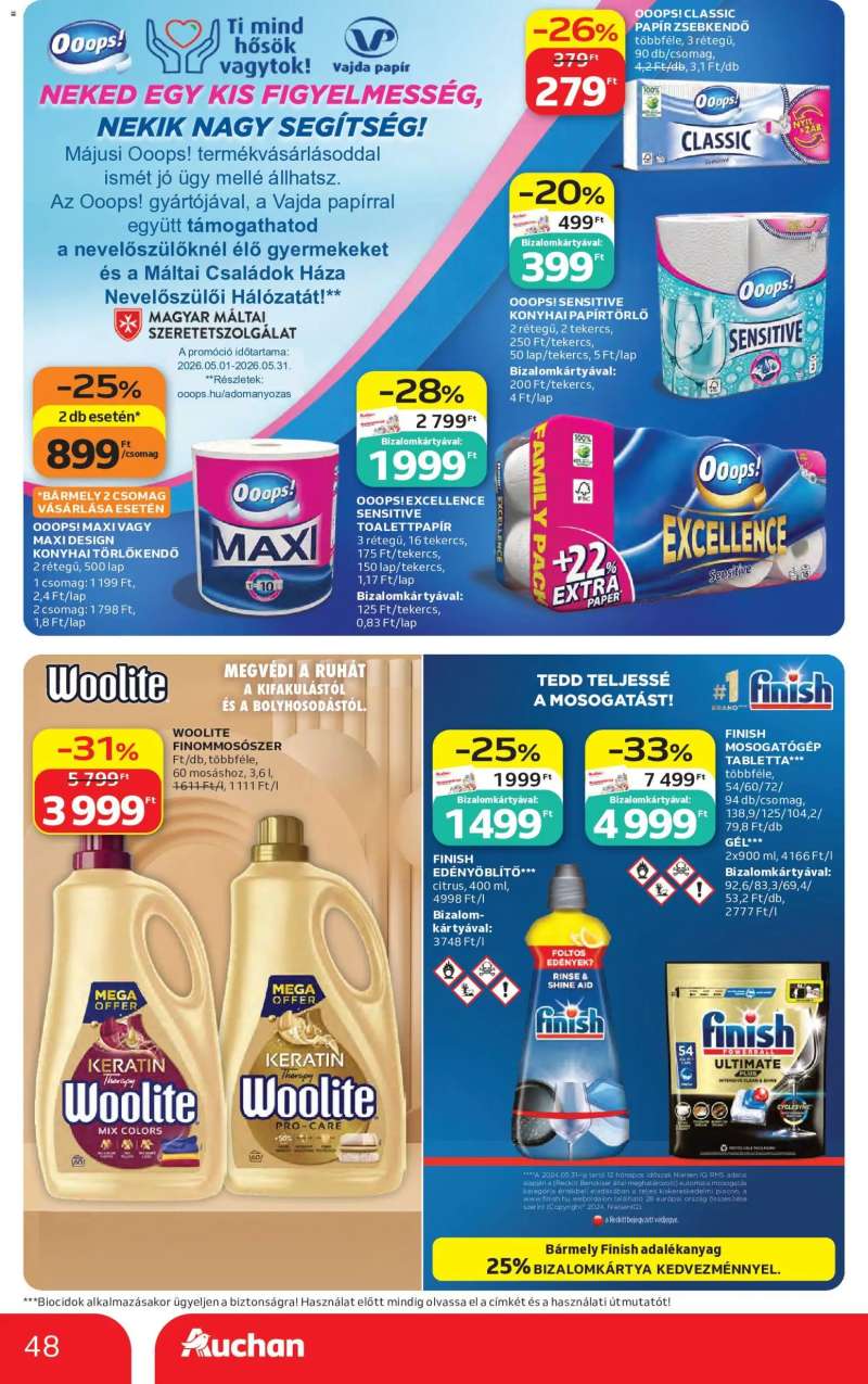 Auchan Auchan akciós újság 48 oldal