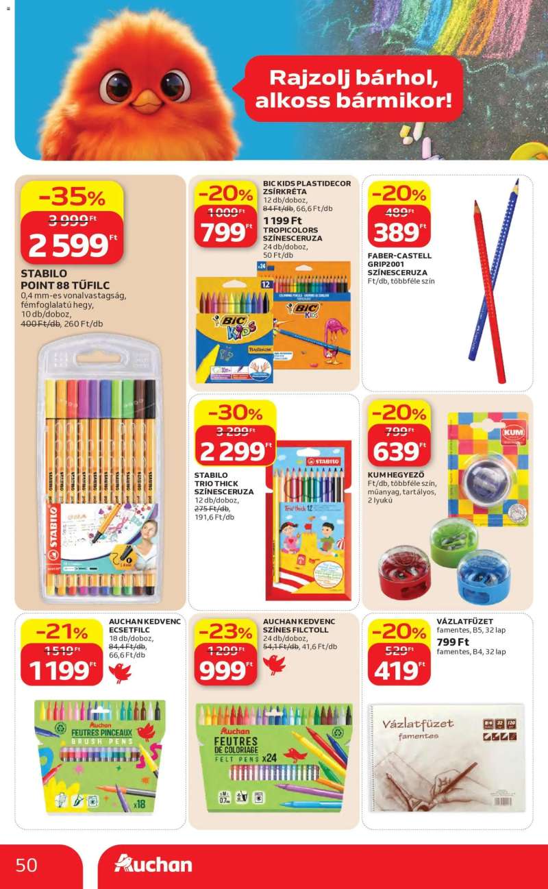 Auchan Auchan akciós újság 50 oldal