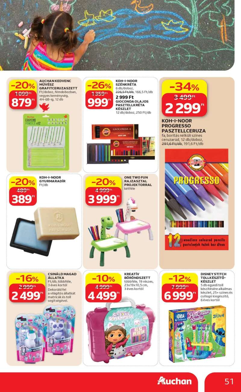 Auchan Auchan akciós újság 51 oldal