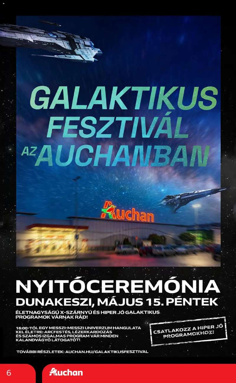 Auchan Auchan akciós újság 6 oldal
