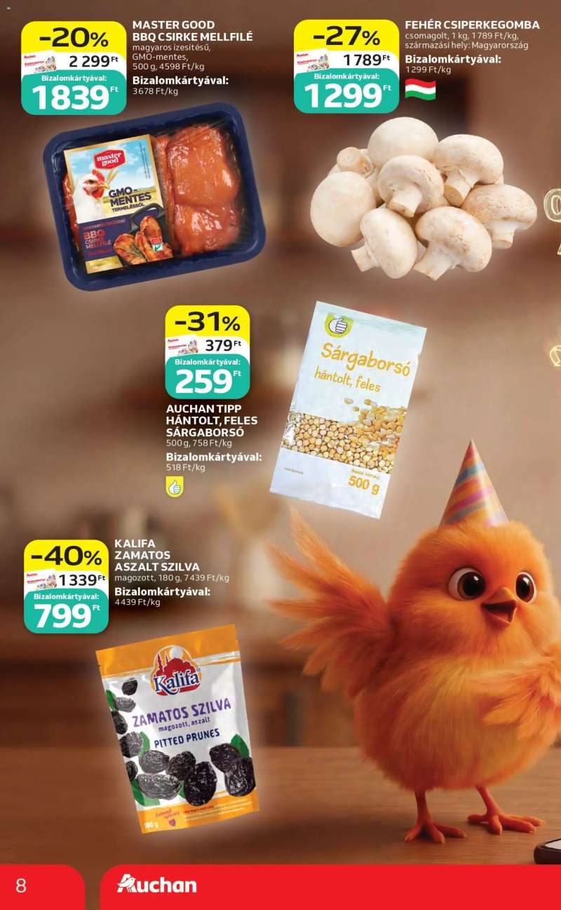 Auchan Auchan akciós újság 8 oldal