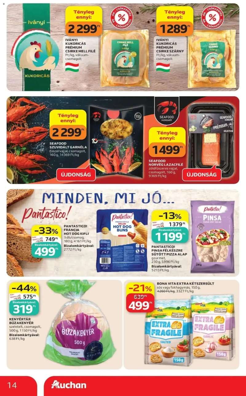 Auchan Auchan akciós újság Budapest 14 oldal