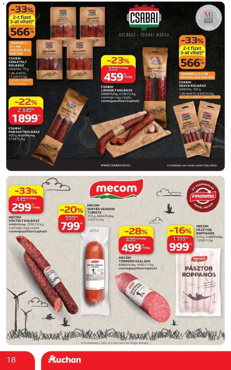 Auchan Auchan akciós újság Budapest 18 oldal