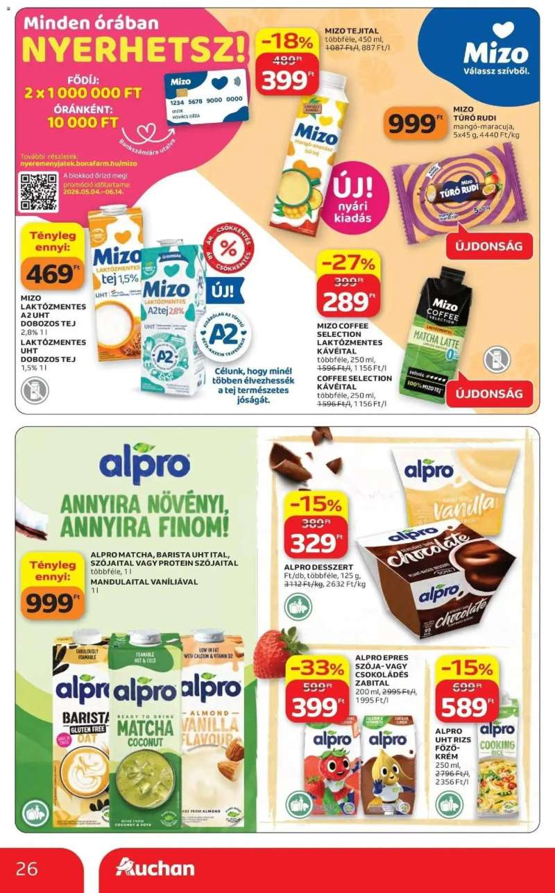 Auchan Auchan akciós újság Budapest 26 oldal