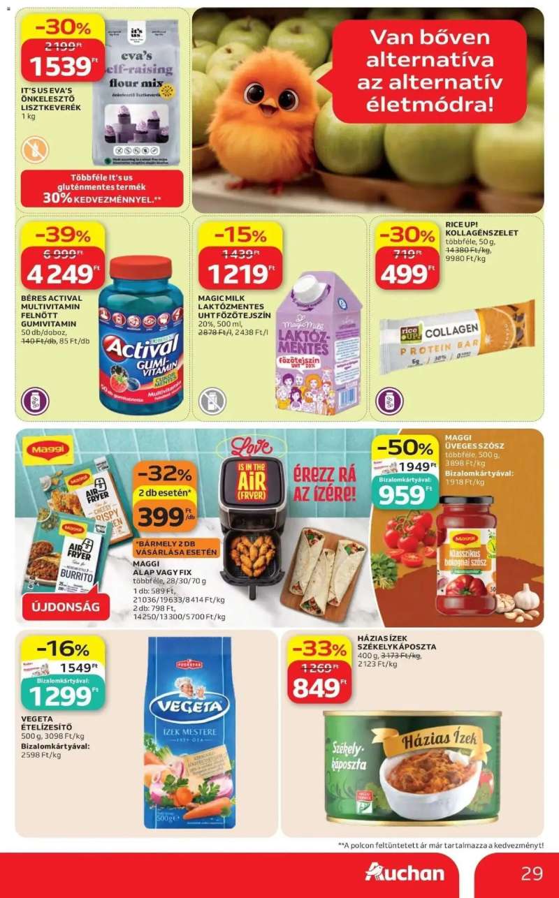 Auchan Auchan akciós újság Budapest 29 oldal