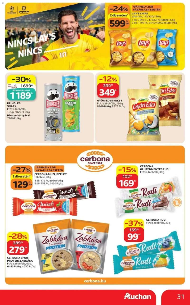 Auchan Auchan akciós újság Budapest 31 oldal