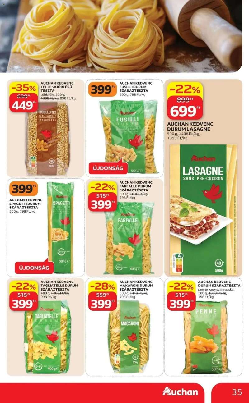 Auchan Auchan akciós újság Budapest 35 oldal