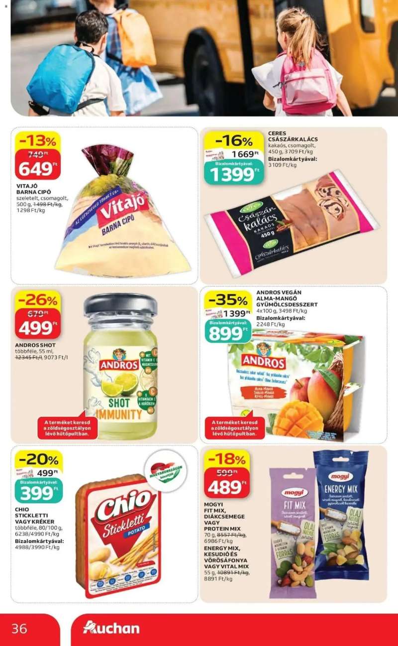 Auchan Auchan akciós újság Budapest 36 oldal