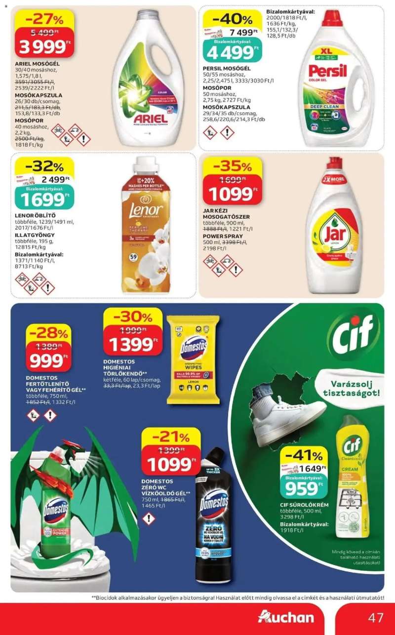 Auchan Auchan akciós újság Budapest 47 oldal