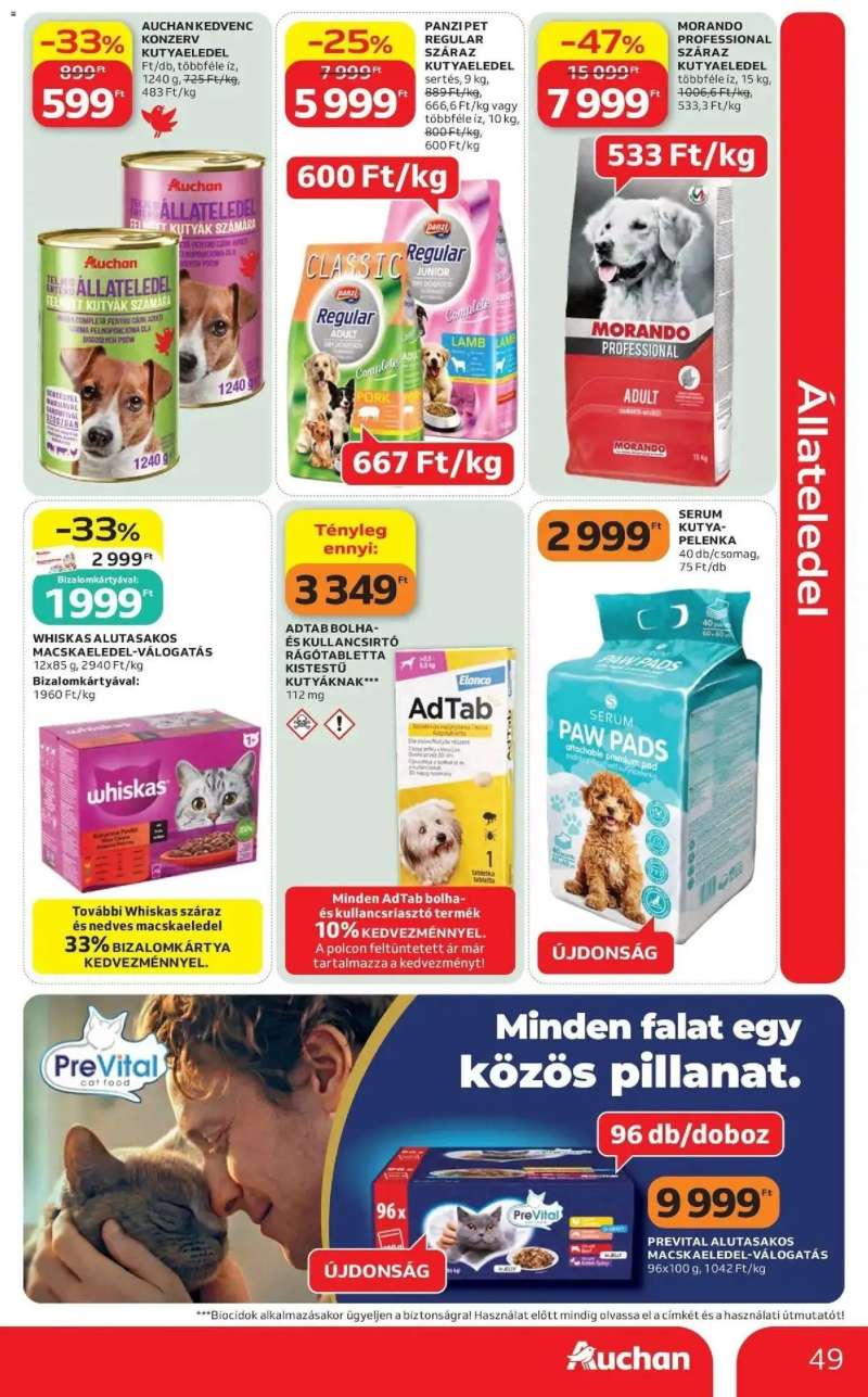 Auchan Auchan akciós újság Budapest 49 oldal