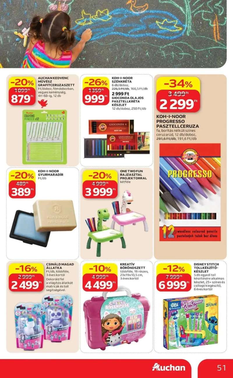 Auchan Auchan akciós újság Budapest 51 oldal