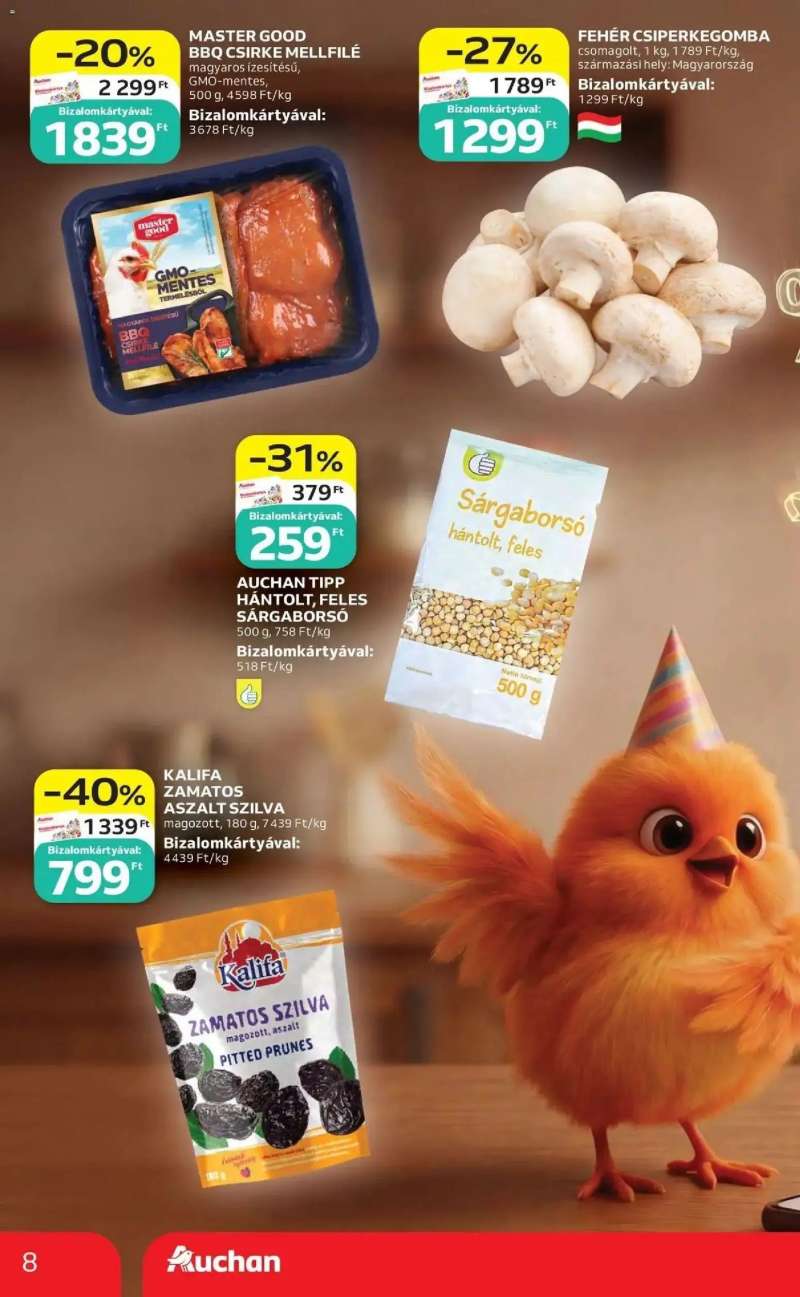 Auchan Auchan akciós újság Budapest 8 oldal