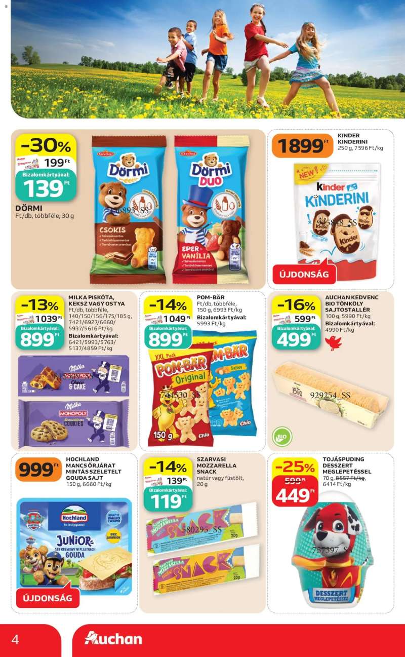Auchan Auchan Gyereknapi ajanlataink 4 oldal