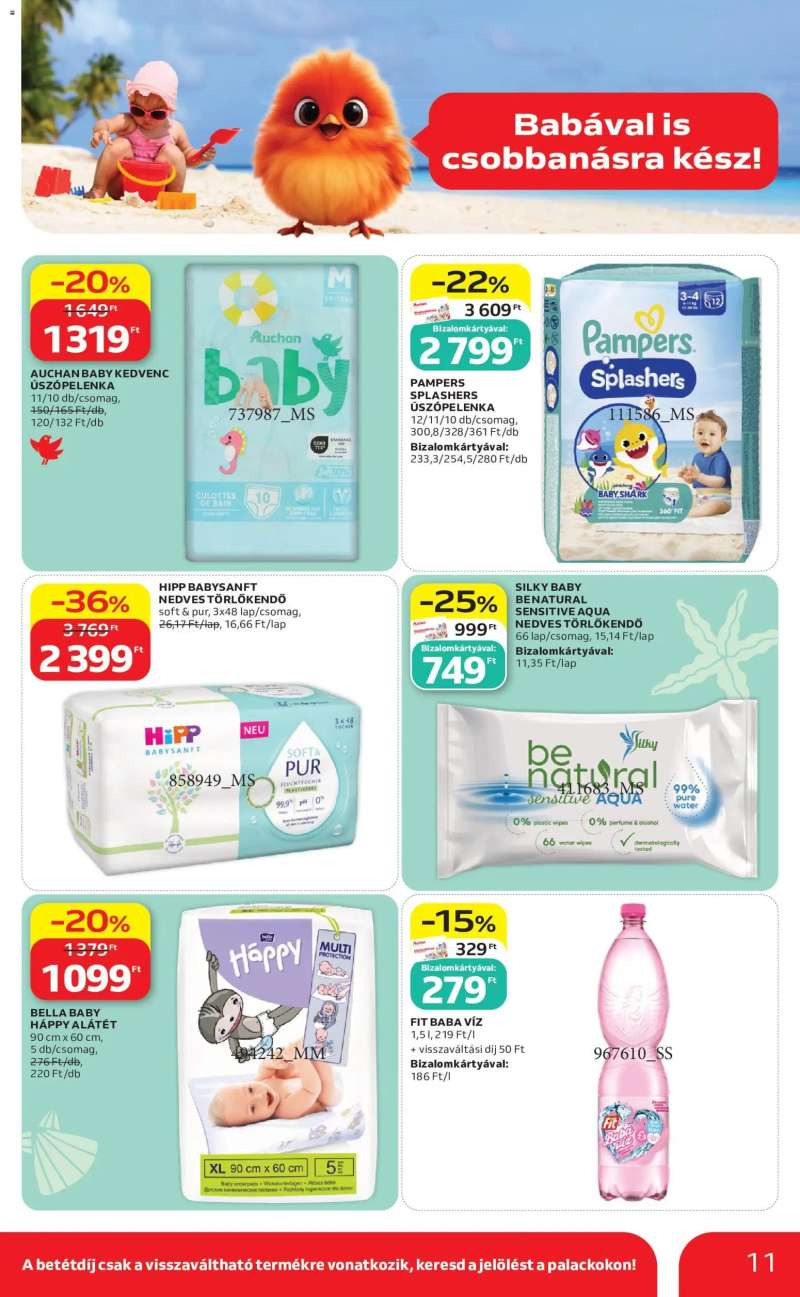 Auchan Auchan Szezonnyitó Strand katalógus 11 oldal