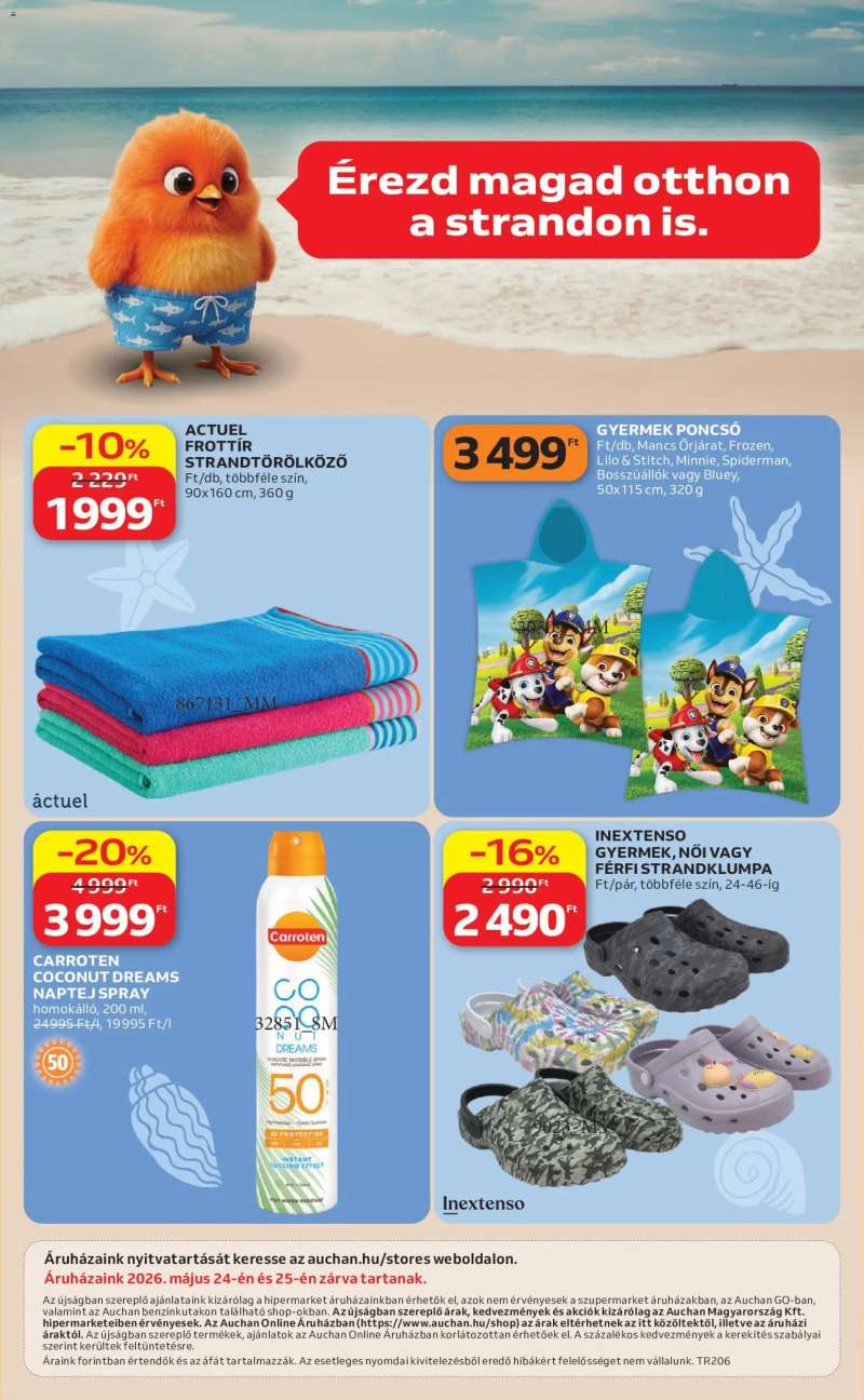 Auchan Auchan Szezonnyitó Strand katalógus 12 oldal