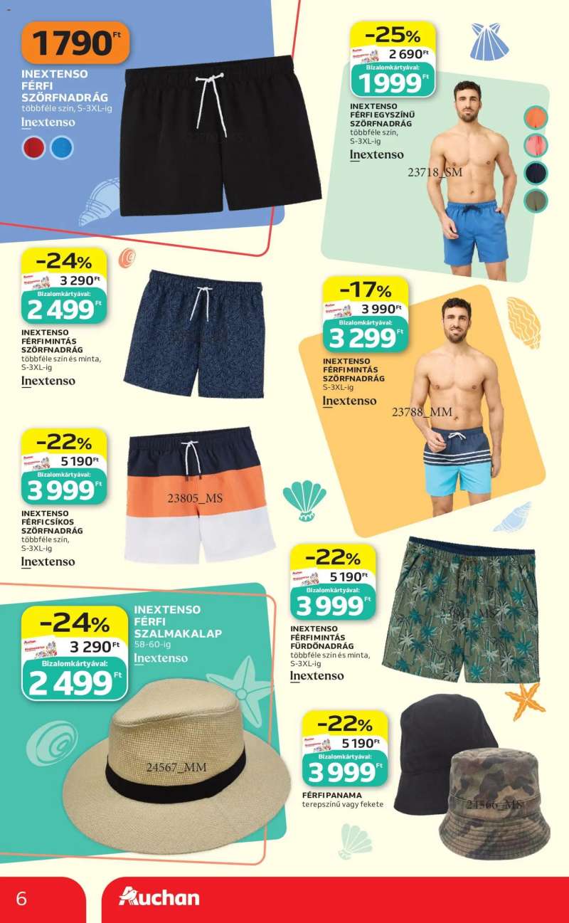 Auchan Auchan Szezonnyitó Strand katalógus 6 oldal