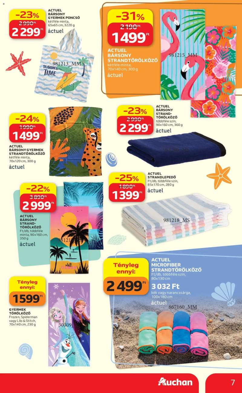 Auchan Auchan Szezonnyitó Strand katalógus 7 oldal