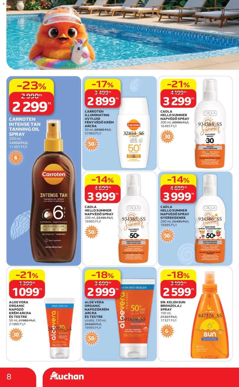 Auchan Auchan Szezonnyitó Strand katalógus 8 oldal